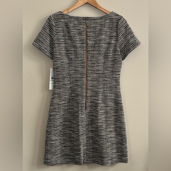 Calvin Klein brown and black tweed dress size 8 new - Picture 7 of 16